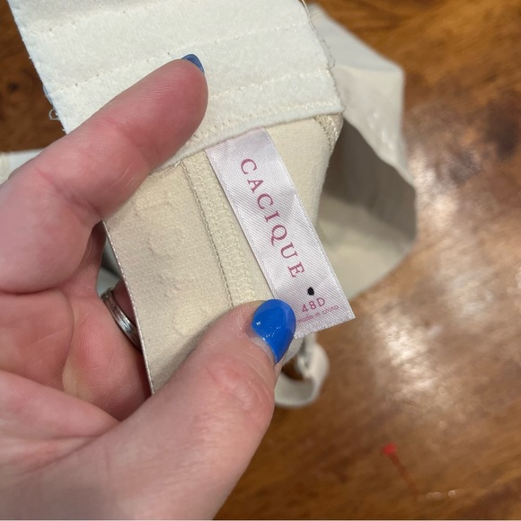 Lane Bryant Cacique nude wireless bra size 48D - Picture 3 of 6